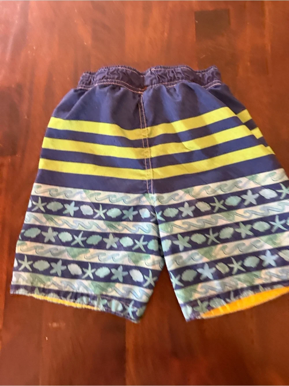 Nickelodeon Paw Patrol Navy Blue & Lime Swim Trunks